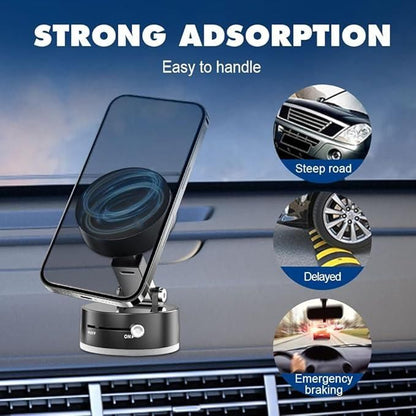 Premium Vacuum Lock Phone Holder